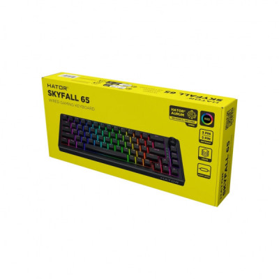 Клавіатура Hator Skyfall 65 USB UA Black (HTK1160UA)
