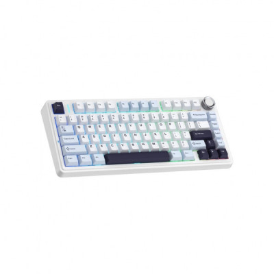 Клавіатура Aula F75 Pink Switch USB UA White (6978080504883)