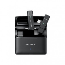 Мікрофон Vention USB-C 2-Pack Wireless Lavalier with Charging Case (NCAB0)
