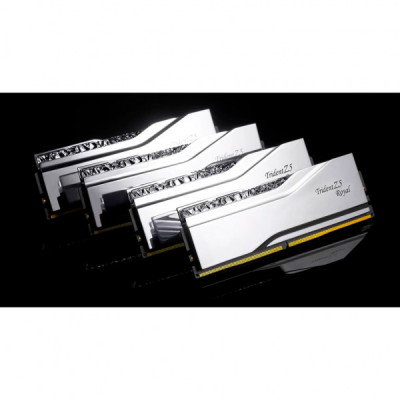 Модуль пам'яті для комп'ютера DDR5 32GB (2x16GB) 6400 MHz Trident Z5 Royal Silver G.Skill (F5-6400J3239G16GX2-TR5S)