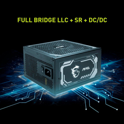Блок живлення MSI 1000W (MAG A1000GL PCIE5)