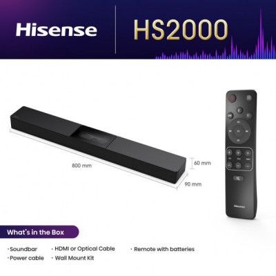 Акустична система Hisense HS2000 Black (20014893)