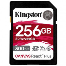 Карта пам'яті Kingston 256GB SDXC class 10 UHS-II U3 Canvas React Plus (SDR2/256GB)