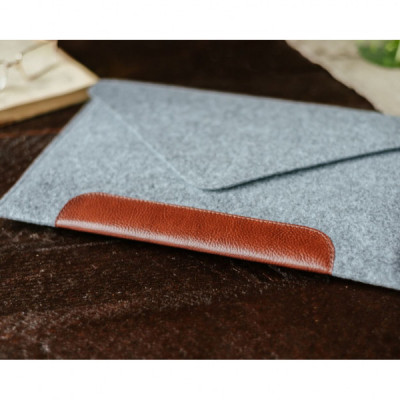 Чохол до ноутбука Gmakin 13" GM10 Grey/Brown для MacBook Pro 13 (GM10-13New)