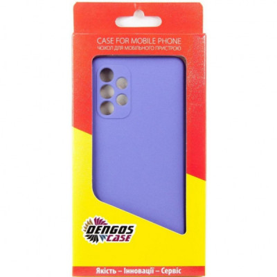 Чохол до мобільного телефона Dengos Carbon Samsung Galaxy A32 (purple) (DG-TPU-CRBN-120)