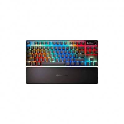 Клавіатура SteelSeries Apex Pro TKL Wireless Gen 3 UA HyperMagnetic OmniPoint 2.0 OLED UA Black (64871)