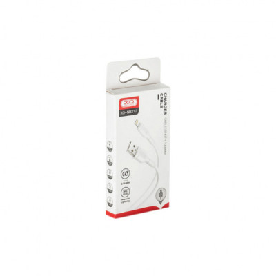 Дата кабель USB 2.0 AM to Lightning 1.0m NB212 2.1A White XO (XO-NB212i-WH)