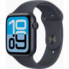 Смарт-годинник Apple Watch SE 3 GPS + Cellular 44mm Midnight Aluminium Case with Midnight Sport Band - M/L (MEPJ4RK/A)