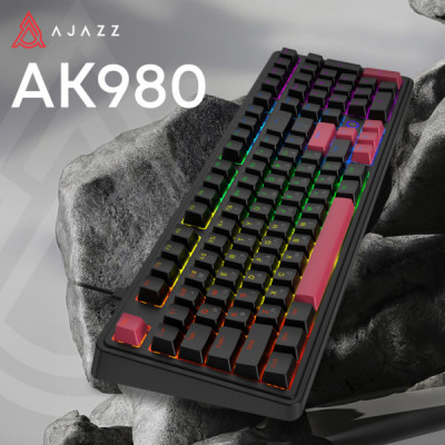 Клавіатура Ajazz AK980 Red Switch USB UA Black (AK980-R-BR)