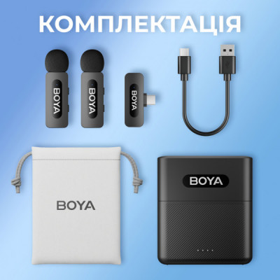 Мікрофон Boya BY-V30 Type-C Black (BY-V30) Мікрофон Boya BY-V30 Type-C Black (BY-V30)
