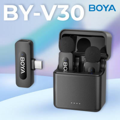 Мікрофон Boya BY-V30 Type-C Black (BY-V30) Мікрофон Boya BY-V30 Type-C Black (BY-V30)