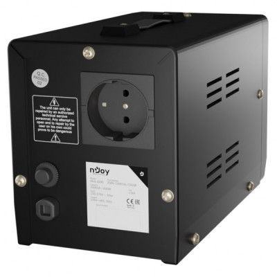 Стабілізатор напруги nJoy Alvis 1000 (AVRL-10001AL-CS01B) AVR, 1 розетка (Alvis 1000)