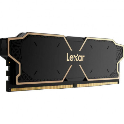 Модуль пам'яті для комп'ютера DDR5 32GB (2x16GB) 6000 MHz Thor Black Lexar (LD5U16G60C32LG-RGD)