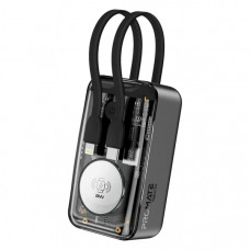 Батарея універсальна Promate 10000mAh PD/35W, iWatch charging (mavrix.black)