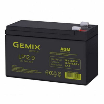 Батарея до ДБЖ Gemix 12В 9 Ач (LP12-9)