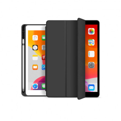 Чохол до планшета BeCover Tri Fold Soft TPU mount Apple Pencil Apple iPad 10.2 2019/2020/2021 Black (706742)