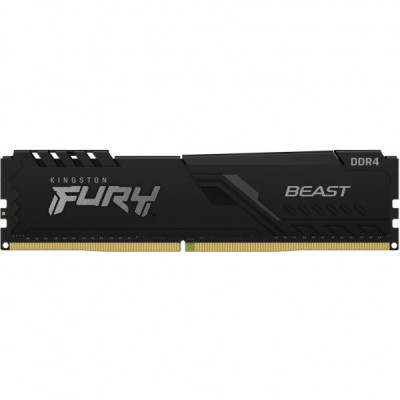 Модуль пам'яті для комп'ютера DDR4 32GB (4x8GB) 3200 MHz Beast Kingston Fury (ex.HyperX) (KF432C16BBK4/32)