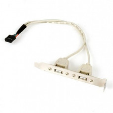 Кабель для передачі даних USB розетка на кронштейні 10P 25 см Gembird (CCUSBRECEPTACLE)