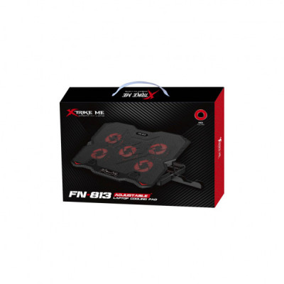 Підставка до ноутбука Xtrike ME FN-813 5 Fan, Red Led, 2 USB (FN-813)