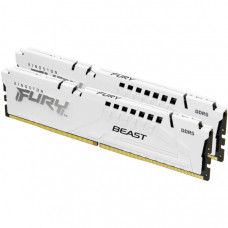 Модуль пам'яті для комп'ютера DDR5 32GB (2x16GB) 5200 MHz Beast EXPO White Kingston Fury (ex.HyperX) (KF552C36BWEK2-32)