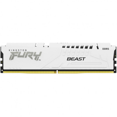 Модуль пам'яті для комп'ютера DDR5 32GB (2x16GB) 5200 MHz Beast EXPO White Kingston Fury (ex.HyperX) (KF552C36BWEK2-32)