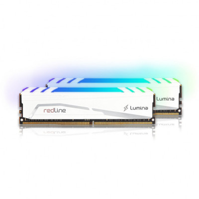 Модуль пам'яті для комп'ютера DDR5 64GB (2x32GB) 6400 MHz Redline RGB White Mushkin (MLB5C640A77P32GX2)