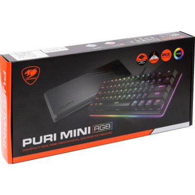 Клавіатура Cougar Puri Mini RGB USB Black (Puri Mini RGB)