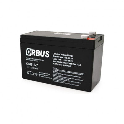 Батарея до ДБЖ Orbus ORB1270 AGM 12V 7Ah (ORB1270)