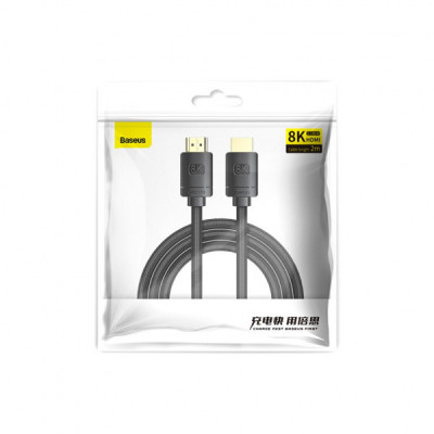 Кабель мультимедійний HDMI to HDMI 2.0m V2.1 Baseus (CAKGQ-K01)