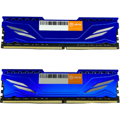 Модуль пам'яті для комп'ютера DDR4 32GB (2x16GB) 2666 MHz Fly Blue ATRIA (UAT42666CL19BLK2/32)