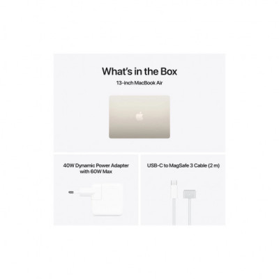 Ноутбук Apple MacBook Air 13 M5 A3449 Starlight (MDHD4UA/A)
