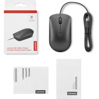 Мишка Lenovo 540 USB-C Wired Storm Grey (GY51D20876)