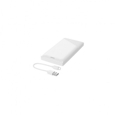 Батарея універсальна Deltaco 10000mAh, Input:Micro-USB, Output:USB-A*2(5V/2.1A), +cable, white (PB-A1001)