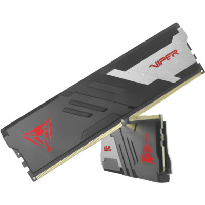 Модуль пам'яті для комп'ютера DDR5 32GB (2x16GB) 7000 MHz Viper Venom Black Patriot (PVV532G700C32K)