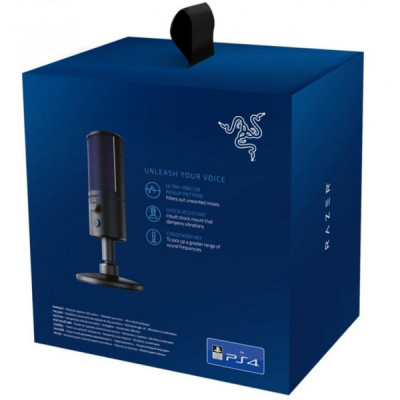 Мікрофон Razer Seiren X PS4 Black/Blue (RZ19-02290200-R3G1)