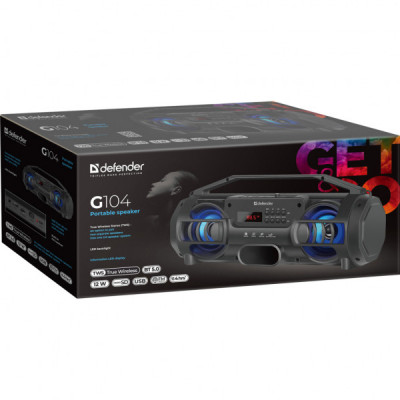 Акустична система Defender G104 12W Black (65104)