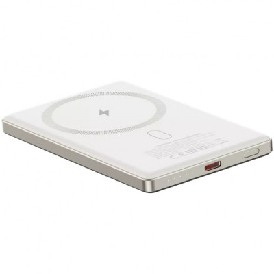 Батарея універсальна Canyon 5000mAh OnPower 505 slim Magsafe PD/20W Beige (CNS-CPB505BE)