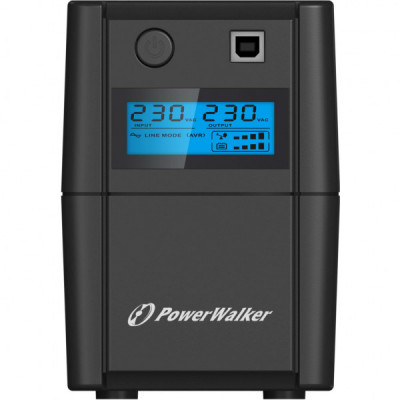 Пристрій безперебійного живлення PowerWalker Basic VI 850 SHL (10120096)