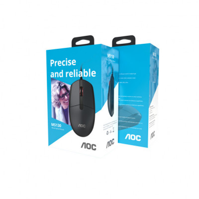 Мишка AOC MS130B USB Black (MS130B/LA)