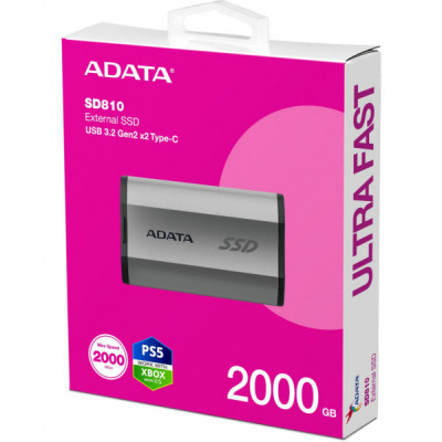 Накопичувач SSD USB 3.2 2TB ADATA (SD810-2000G-CSG)