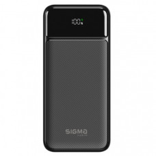 Батарея універсальна Sigma X-power SI30A4QL 30000mAh, PD/20W, QC22.5W, LED, cable 20w, black (4827798787311)