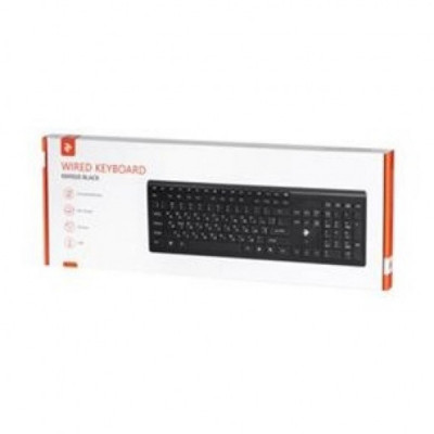 Клавіатура 2E KS210 Slim Wireless Black (2E-KS210WB)