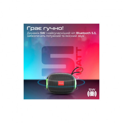 Акустична система Promate Capsule-3 Black (capsule-3.black)