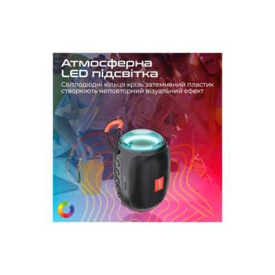 Акустична система Promate Capsule-3 Black (capsule-3.black)