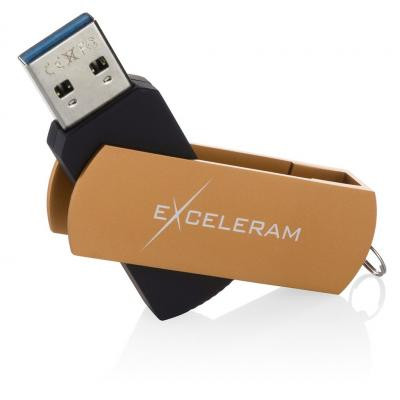 USB флеш накопичувач eXceleram 32GB P2 Series Brown/Black USB 3.1 Gen 1 (EXP2U3BRB32)