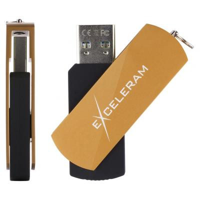 USB флеш накопичувач eXceleram 32GB P2 Series Brown/Black USB 3.1 Gen 1 (EXP2U3BRB32)