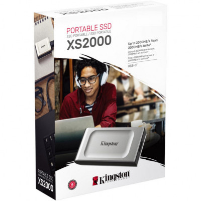 Накопичувач SSD USB Type-C 4TB XS2000 Kingston (SXS2000/4000GA)