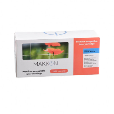 Картридж Makkon HP W2121A (212A) для CLJ M554/M555/M578 cyan (MN-HP-W2121A)