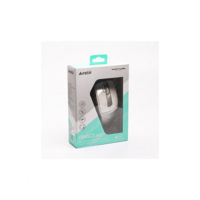 Мишка A4Tech FB45CS Air2 Bluetooth/Wireless Silver/White (4711421999373)
