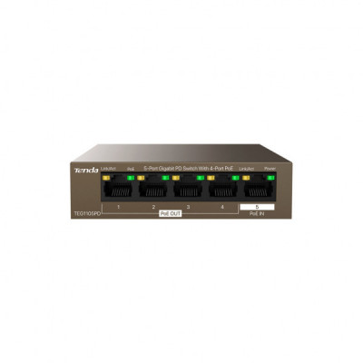 Комутатор мережевий Tenda TEG1105PD